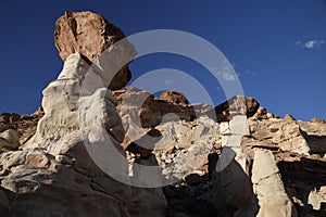 White Hoodoo-Toadstool Hoodoo- Rimrocks, Grand Staircase Escalante National Monument, GSENM, Utah