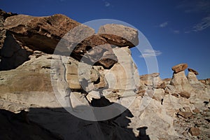 White Hoodoo-Toadstool Hoodoo- Rimrocks, Grand Staircase Escalante National Monument, GSENM, Utah