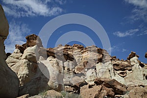 White Hoodoo-Toadstool Hoodoo- Rimrocks, Grand Staircase Escalante National Monument, GSENM, Utah photo