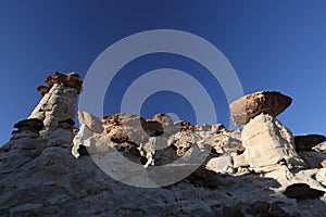 White Hoodoo-Toadstool Hoodoo- Rimrocks, Grand Staircase Escalante National Monument, GSENM, Utah