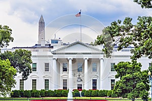 White House Door Washington Monument Pennsylvania Ave Washington DC