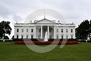 White House with Gray Weather
