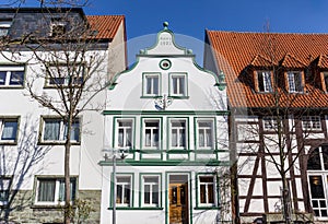 White house in the historic city of Lippstadt