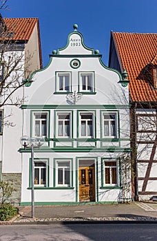 White house in the historic city of Lippstadt