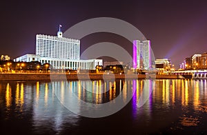 The White House, the House of the Government of the Russian Federation in Moscow