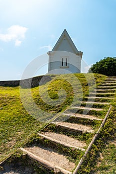 White house in the natural park of Saint Jean de Luz called photo