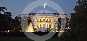 The White House at the night