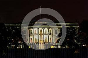 White House at Night. Washington DC