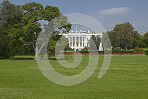 The White House South Lawn with Truman Balcony, Washington D.C. photo