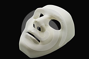 White human mask