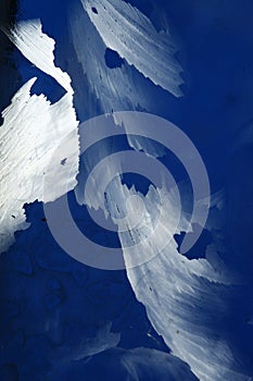 White Ice Crystals