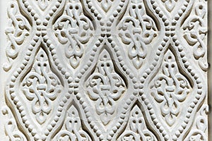 White islamic oriental asian pattern