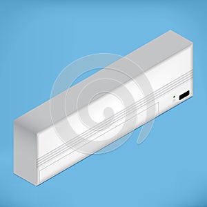 White isometric Airconditioner photo