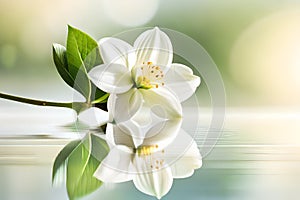 White jasmine flower