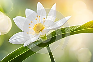 White jasmine flower