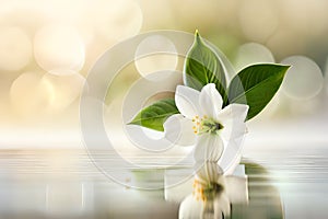 White jasmine flower