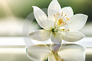 White jasmine flower