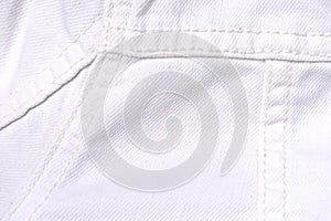 White jeans jacket texture. Denim background