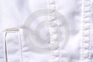 White jeans jacket texture. Denim background