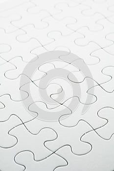 White jigsaw puzzle