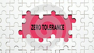 ZERO TOLERANCE