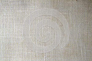 White jute vegetable fiber fabric background