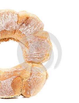 White kalatch. Close up