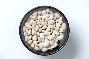 White (kidney) bean In Black cup