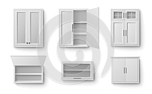 White kitchen cabinet collection