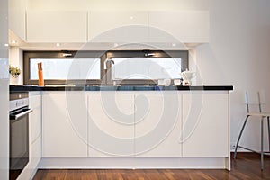 White kitchen cupboards photo