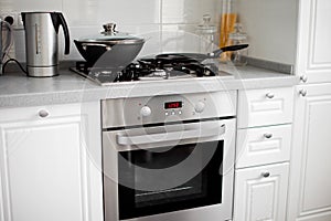 White kitchen interior