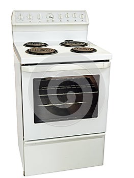 White Kitchen Stove