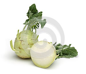 White kohlrabi photo