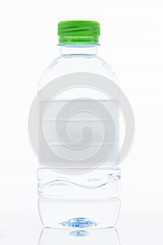 White Label water bottle isolated