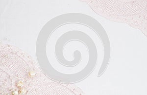 White lace background