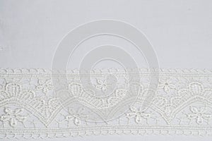White lace background for wedding