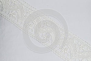 White lace background for wedding