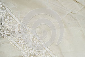 White lace background for wedding