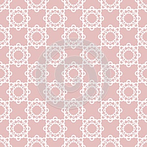 White lace floral seamless pattern texture background