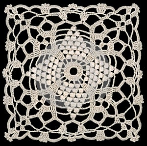 White lace pattern