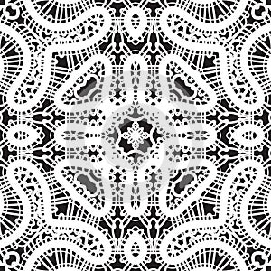 White lace pattern