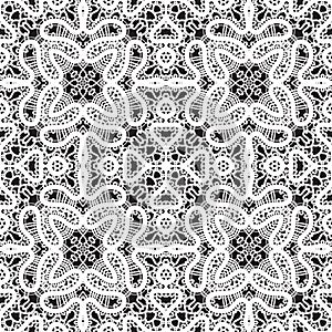 White lace pattern