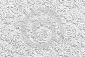White lace with small flowers. No any trademark or restrict matter in this photoà¹ƒ
