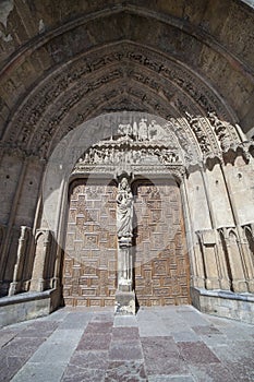 White Lady Portal at Leon Cathedral, Spain