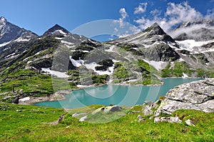White Lake in National park Hohe Tauern