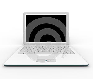 White Laptop Computer