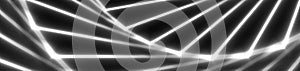 White laser lines abstract hi-tech background