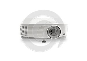 White LCD Projector Video Presentation and Home Theatre Entertainment