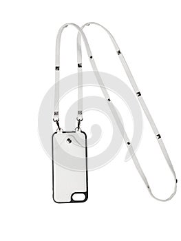 White leather case for iphone