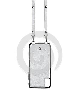 White leather case for iphone